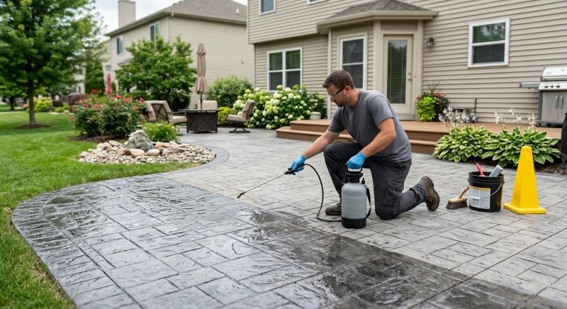 Concrete Patio Sealing in Alpharetta, GA
