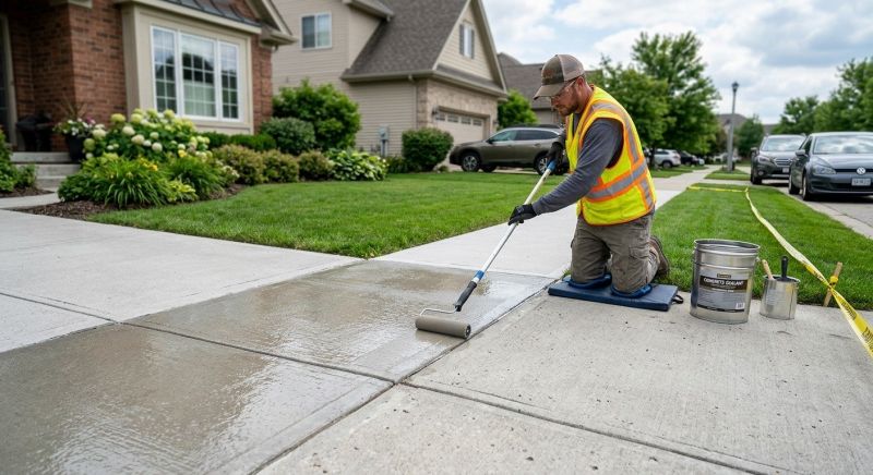 Concrete Walkway Sealing in Redmond, WA