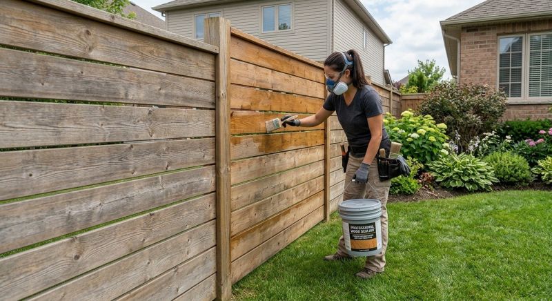 Cedar Fence Sealing in Puyallup, WA
