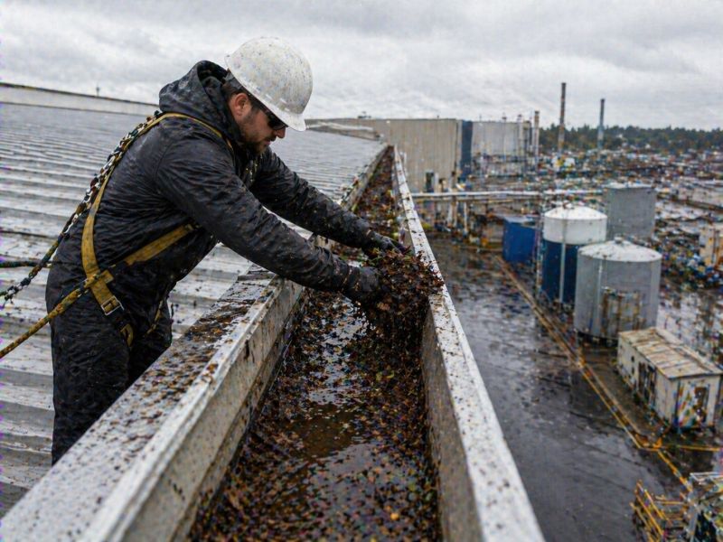 Commercial Downspout Cleaning in Sacramento, CA