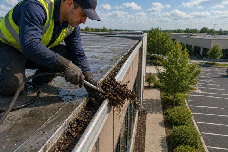 Commercial Gutter Maintenance in Sacramento, CA