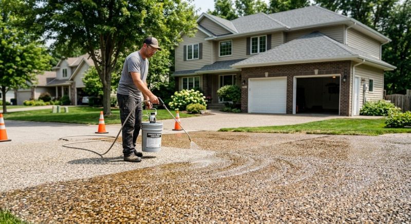 Concrete Driveway Sealing in Renton, WA