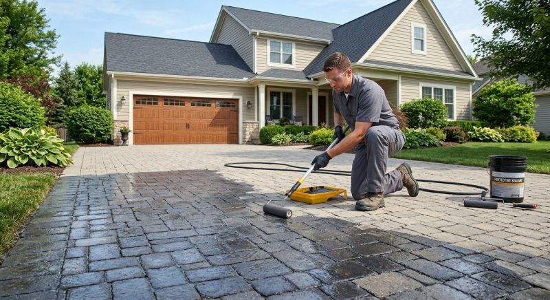 Concrete Walkway Sealing in Puyallup, WA