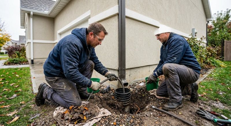 Downspout Blockage Removal in Bergen County, NJ