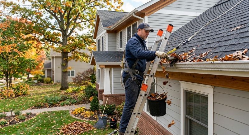 Eavestrough Clearing in Fredericksburg, VA