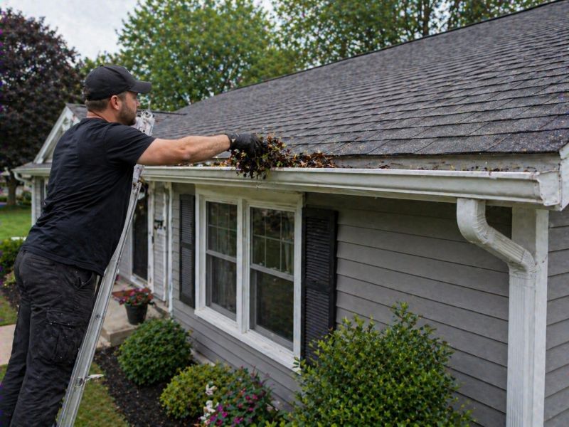 Gutter Leaf Clearing in Longmont, CO