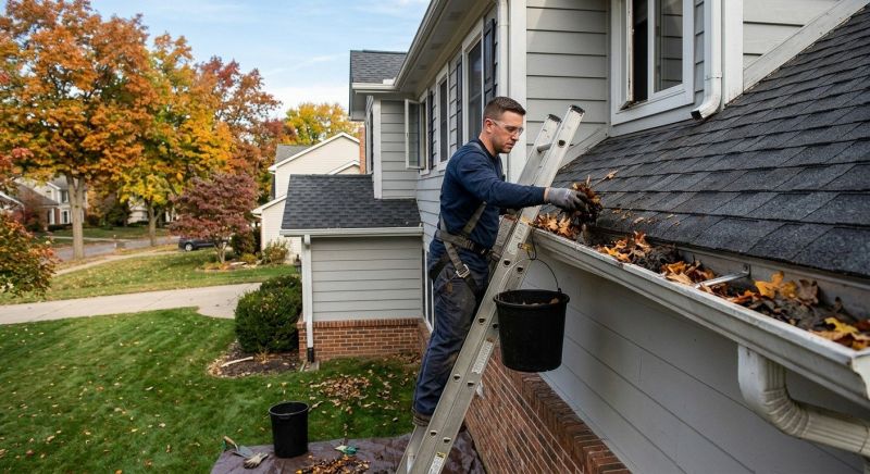 Gutter Leaves Removal in Monmouth County, NJ