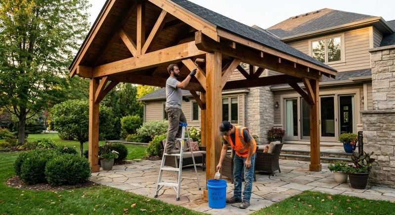 Pergola Sealing in Seattle, WA