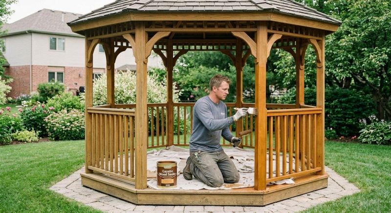 Pergola Sealing in Redmond, WA