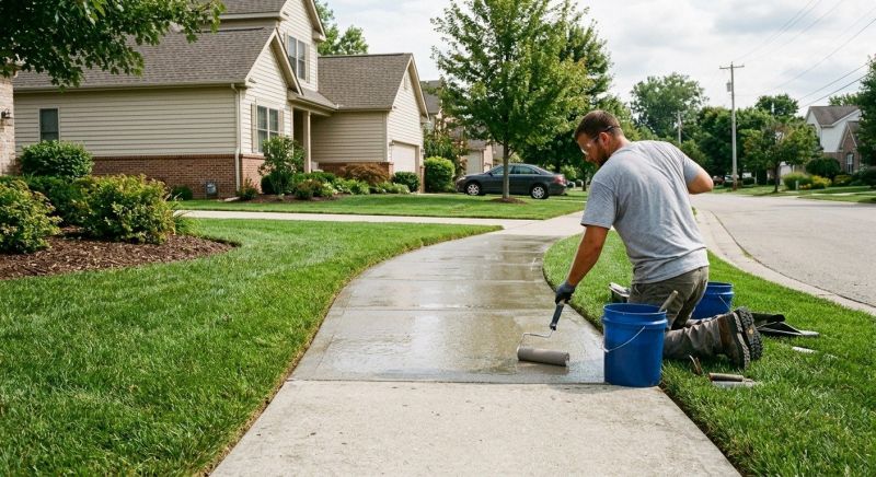 Stamped Concrete Sealing in Bellevue, WA